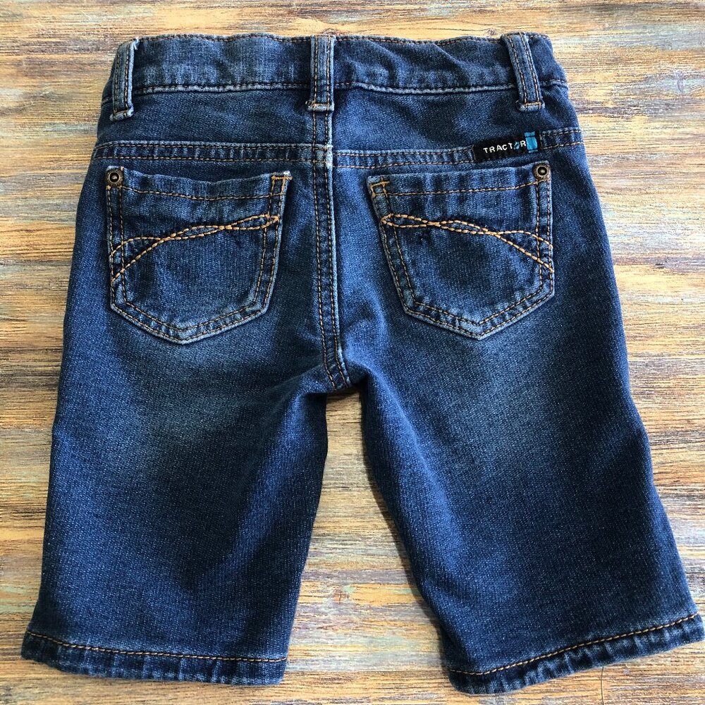 Tractor Jeans Kids Toddlers Shorts Blue Size 2T